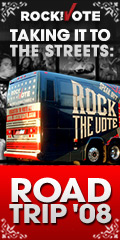 Get on the bus with Rock the Vote