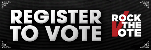 Register to Vote: Rock the Vote, powered by Credo Mobile